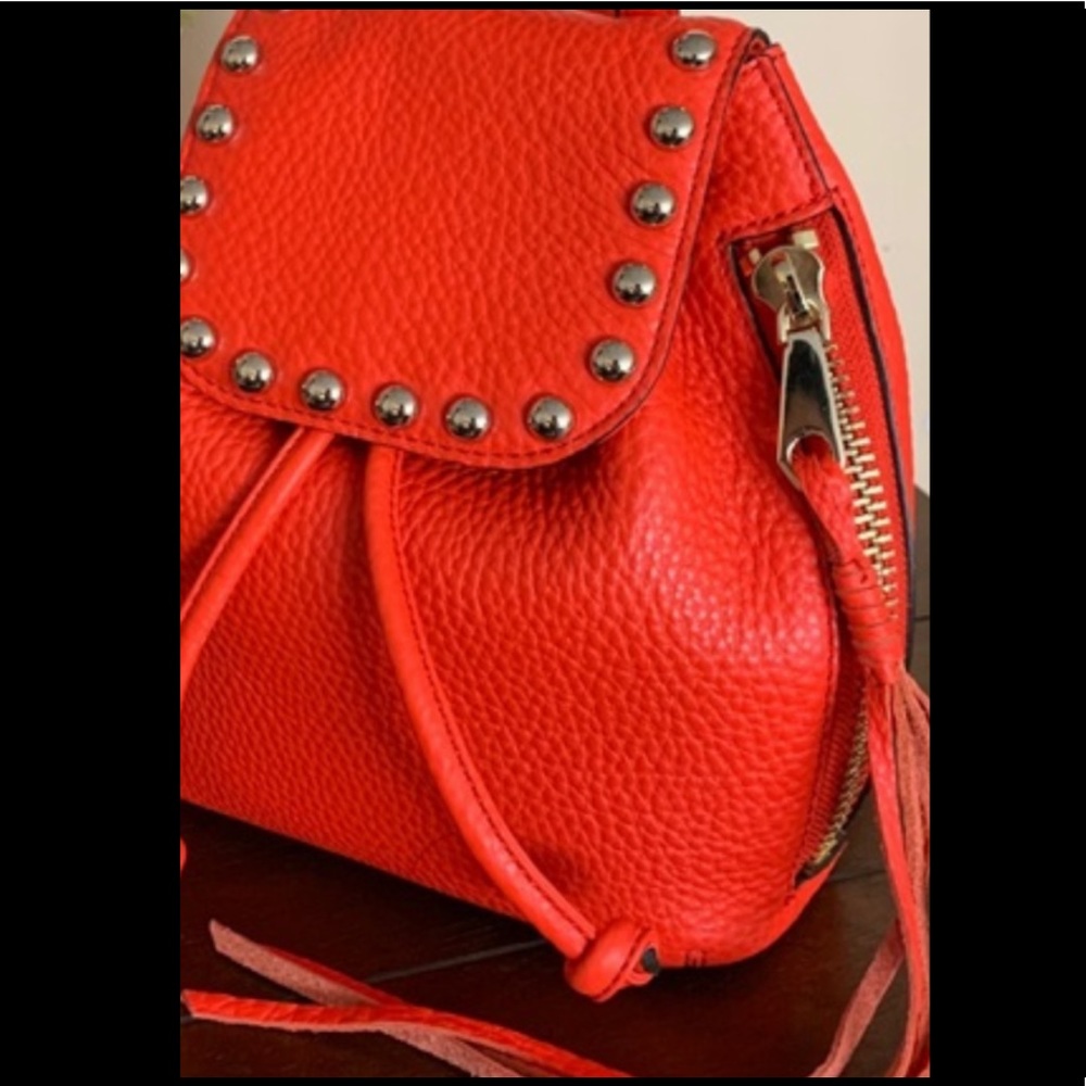 “LIKE NEW” REBECCA MINKOFF BACKPACK (POPPY RED) - Picture 3 of 9
